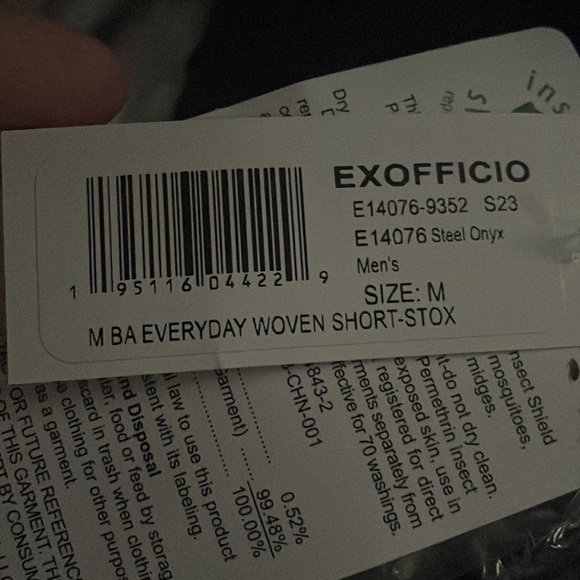𝅺exofficio Mens everyday pull on everyday woven shorts - Picture 10 of 11